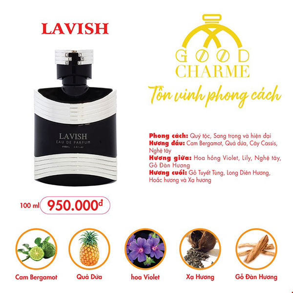 NƯỚC HOA NAM CHARME LAVISH 100ML