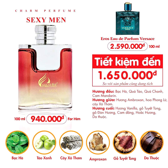 CHARME SEXY MEN 100ML [NEW 2024]