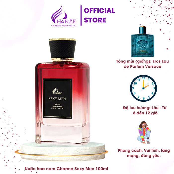 NƯỚC HOA NAM CHARME SEXY MEN 100ML [NEW 2025]