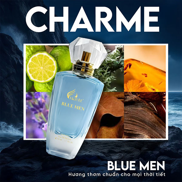 NƯỚC HOA NAM CHARME BLUE MEN 50ML