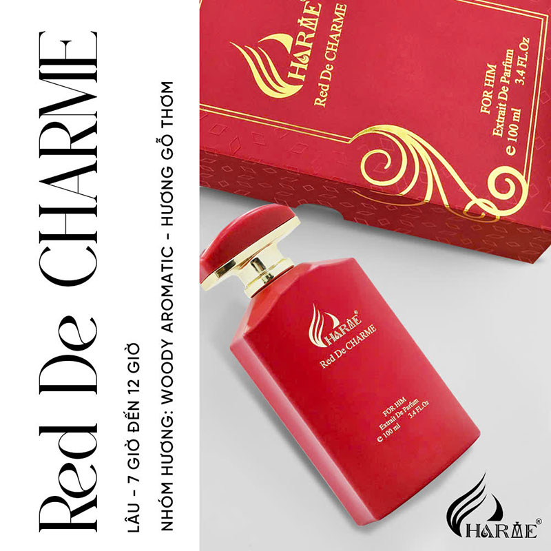 NƯỚC HOA NAM CHARME RED DE CHARME 100ML