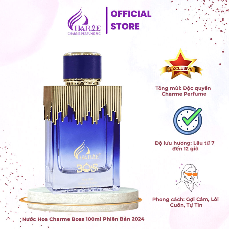 NƯỚC HOA NAM CHARME BOSS CHARME 100ML ( PHIÊN BẢN 2024 )